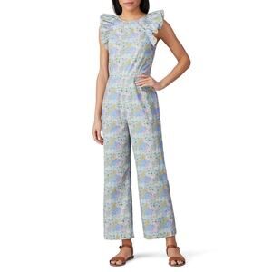 Paloma Blue Astrid Jumpsuit in Baby Blue size S Cottagecore Summer picnic Boho